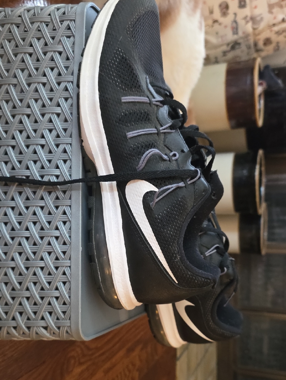 Nike Black and White Running Trainers